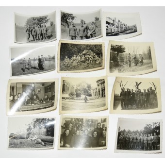 Bilder av tyska soldater, mestadels polska och franska kampanjer. Espenlaub militaria